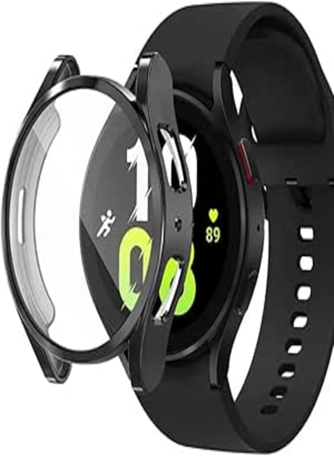 Dado Case Protector Compatible with Samsung Galaxy Watch 5 40 mm, TPU Case Frame (Black)